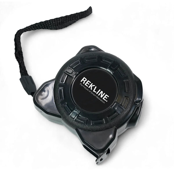 Tape Measure 5m / 16.5ft with Locking Mechanism | Auto Retract Measuring Tape | Belt Clip & Durable Heavy Duty Case | by REKLINE