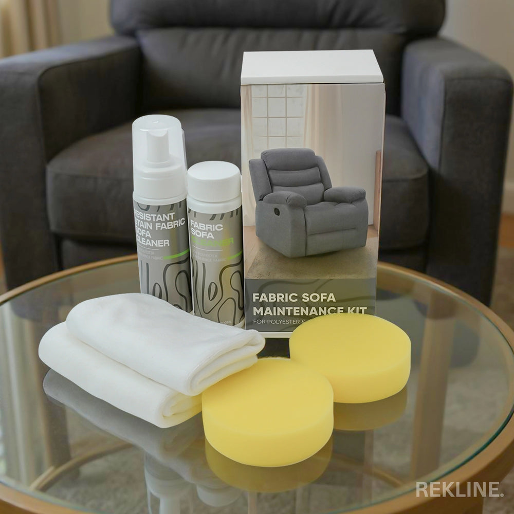 Fabric Sofa Cleaner Kit | Stain Remover, Sponge & Cloth for Couch Cleaning At Home | by REKLINE