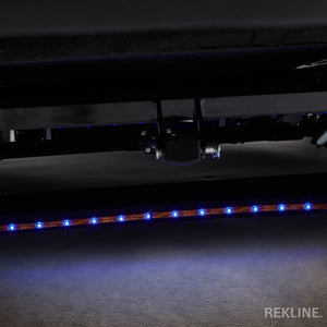 Home Cinema Chair in Orange Real Leather | Luxury for Gaming & Movie Theatre Seating | Electric Recliner with Power Headrest & Automatic Lumbar Support | Assisi by REKLINE