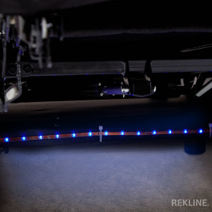 Home Cinema Chair in Red Real Leather | Luxury for Gaming & Movie Theatre Seating | Electric Recliner with Power Headrest & Automatic Lumbar Support | Assisi by REKLINE