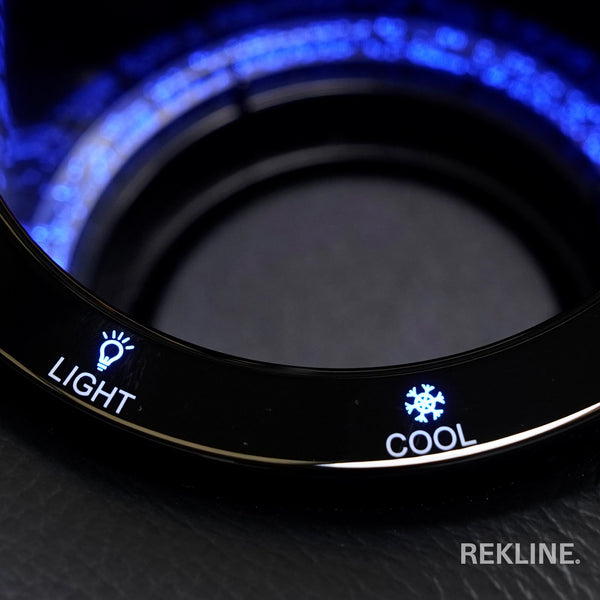 Home Cinema Chair in Black Real Leather | Luxury Movie Theatre Seating | Electric Recliner with Padded Headrest & Lumbar Support | Rimini by REKLINE