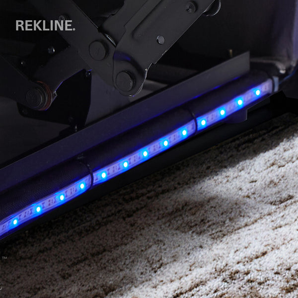 Home Cinema Chair in White Real Leather | Luxury for Gaming & Movie Theatre Seating | Electric Recliner with 8-Point Massage, Heated Seats & Power Headrests | Napoli by REKLINE