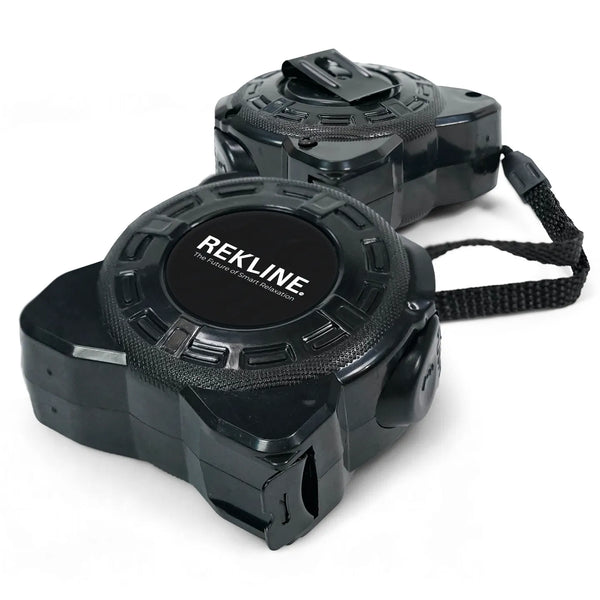 Tape Measure 5m / 16.5ft with Locking Mechanism | Auto Retract Measuring Tape | Belt Clip & Durable Heavy Duty Case | by REKLINE