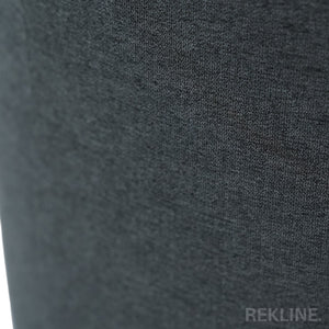 Small Round Grey Fabric Pouffe Footstool for Sofa | 38cm H x 35cm W | Vaneto Stool by REKLINE