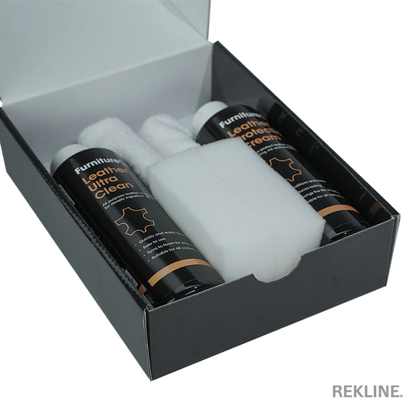 Leather Sofa Cleaner & Conditioner Kit | Sponge & Cloth Included for Couch Cleaning At Home | by REKLINE
