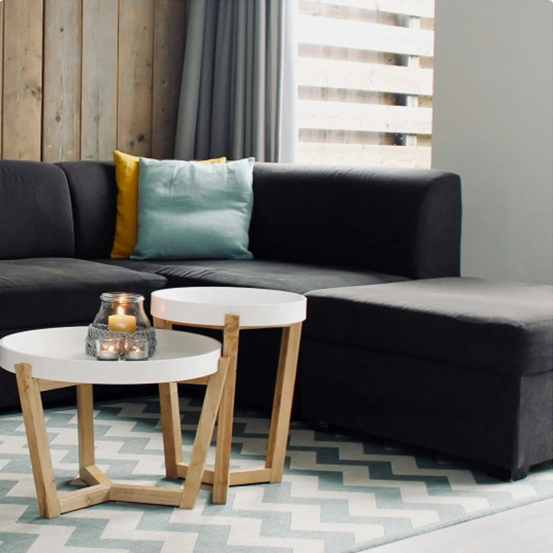 A modern style with a practical twist. Simple really is beautiful