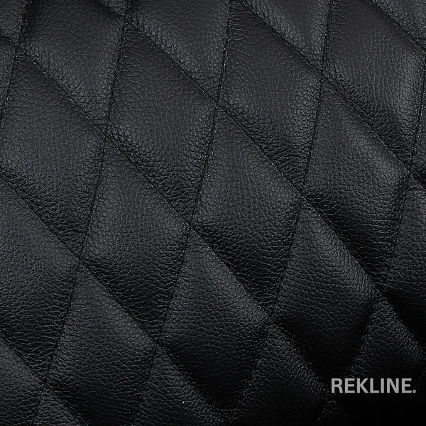 Home Cinema Chair in Black Real Leather | Luxury for Gaming & Movie Theatre Seating | Electric Recliner with Power Headrest & Automatic Lumbar Support | Assisi by REKLINE